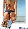 Decal Skin compatible with Sony PS3 Slim Kayla DeLancey Black Bikini 7