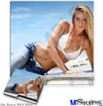 Decal Skin compatible with Sony PS3 Slim Kayla DeLancey Beach Denim 48