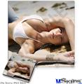 Decal Skin compatible with Sony PS3 Slim Kayla DeLancey Beach Denim 50