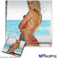 Decal Skin compatible with Sony PS3 Slim Kayla DeLancey Orange Bikini 13
