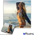 Decal Skin compatible with Sony PS3 Slim Kayla DeLancey Sunset Beach 53