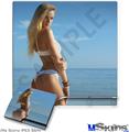 Decal Skin compatible with Sony PS3 Slim Kayla DeLancey White Bikini 32