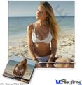 Decal Skin compatible with Sony PS3 Slim Kayla DeLancey White Bikini 38