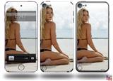 Kayla DeLancey Black Bikini 2  Decal Style Vinyl Skin - fits Apple iPod Touch 5G (IPOD NOT INCLUDED)