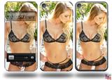 Kayla DeLancey Black Lace 20 Decal Style Vinyl Skin - fits Apple iPod Touch 5G (IPOD NOT INCLUDED)