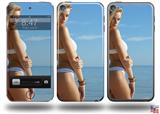 Kayla DeLancey White Bikini 32  Decal Style Vinyl Skin - fits Apple iPod Touch 5G (IPOD NOT INCLUDED)