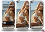 Kayla DeLancey White Bikini 37  Decal Style Vinyl Skin - fits Apple iPod Touch 5G (IPOD NOT INCLUDED)