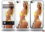 Kayla DeLancey Yellow Bikini 36 Decal Style Vinyl Skin - fits Apple iPod Touch 5G (IPOD NOT INCLUDED)